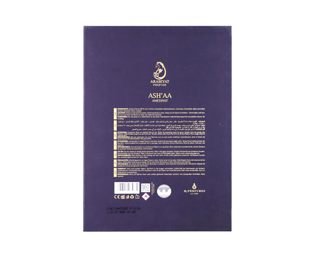 Arabiyat Prestige - Asha'A Amethyst | EDP 110ML | Women